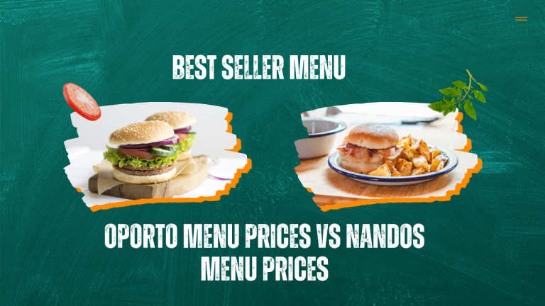 Oporto Menu Prices Vs Nandos Menu Prices