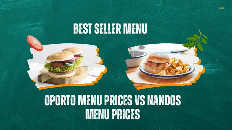 Oporto Menu Prices Vs Nandos Menu Prices
