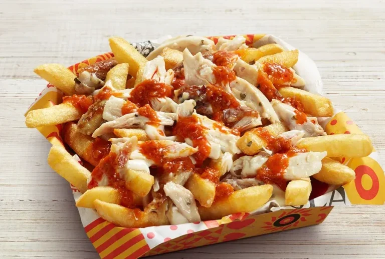Chilli Chicken Loaded Chips Meal on the Oporto Menu