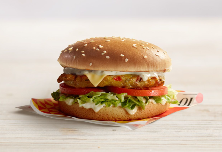 Veggie Burger on the Oporto Menu