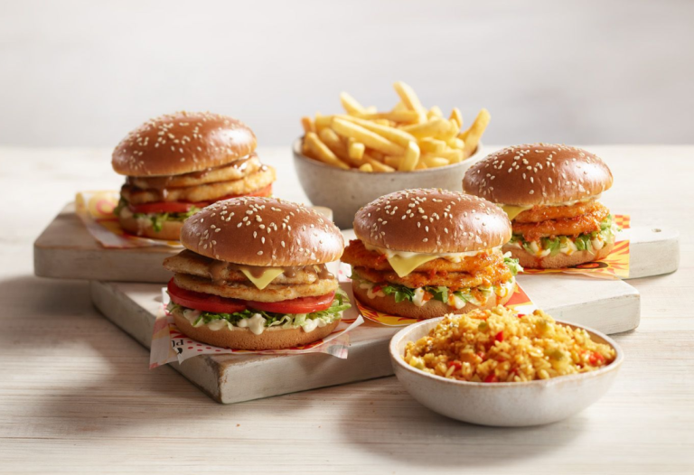 Burger Meal for 4 on the Oporto Menu