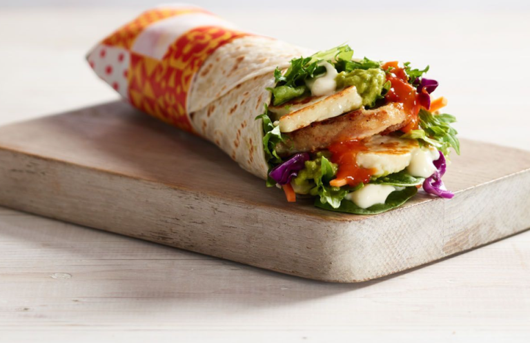 Halloumi & Chicken Rappa on the Oporto Menu