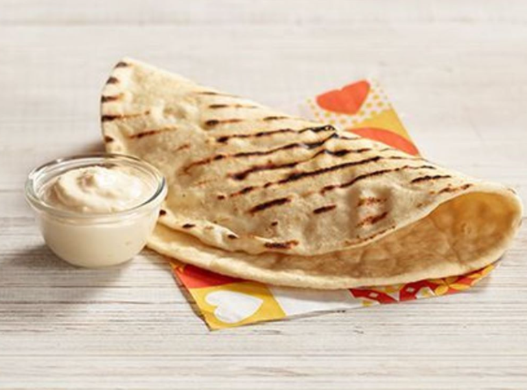 Pita & Garlic Dip on the Oporto Menu