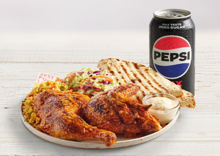 Half Chicken Box on the Oporto Menu