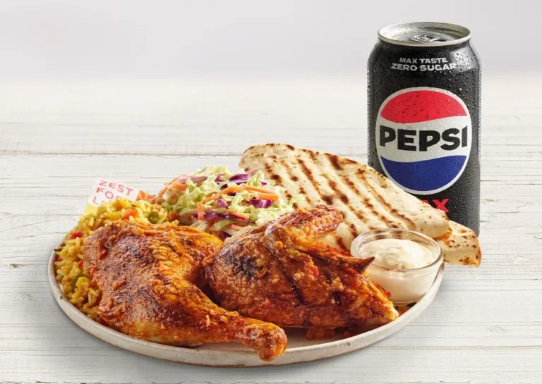 Half Chicken Box on the Oporto Menu