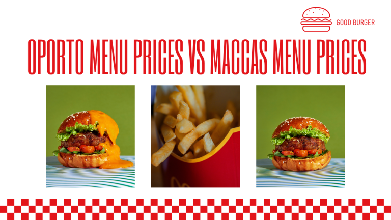 Oporto Menu Prices Vs Maccas Menu Prices